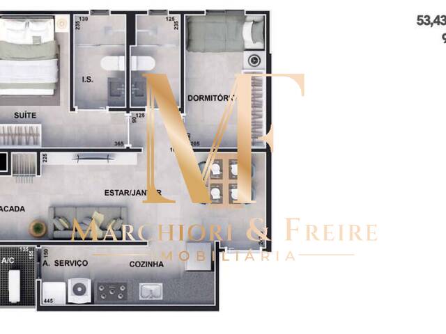 #558 - Apartamento na planta para Venda em Cascavel - PR - 2